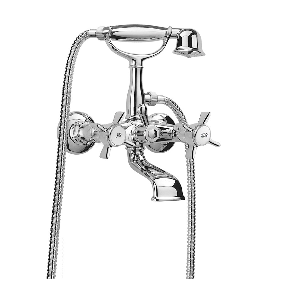 3700 Внешний смеситель для ванны Giulini Kensington, с душевой лейкой (цвет - хром)