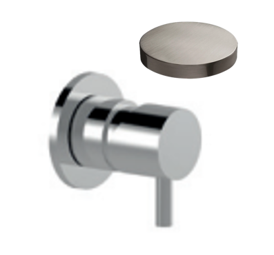 5916EPNKO Внешняя часть для встраиваемого однорычажного смесителя Giulini My Future (цвет- никель матовый)