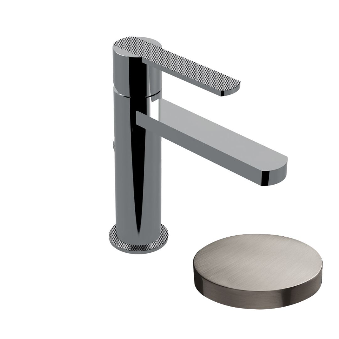 5805/SCDLNKO Однорычажный смеситель для раковины Giulini Surf Deluxe, без донного клапана (цвет - матовый никель)