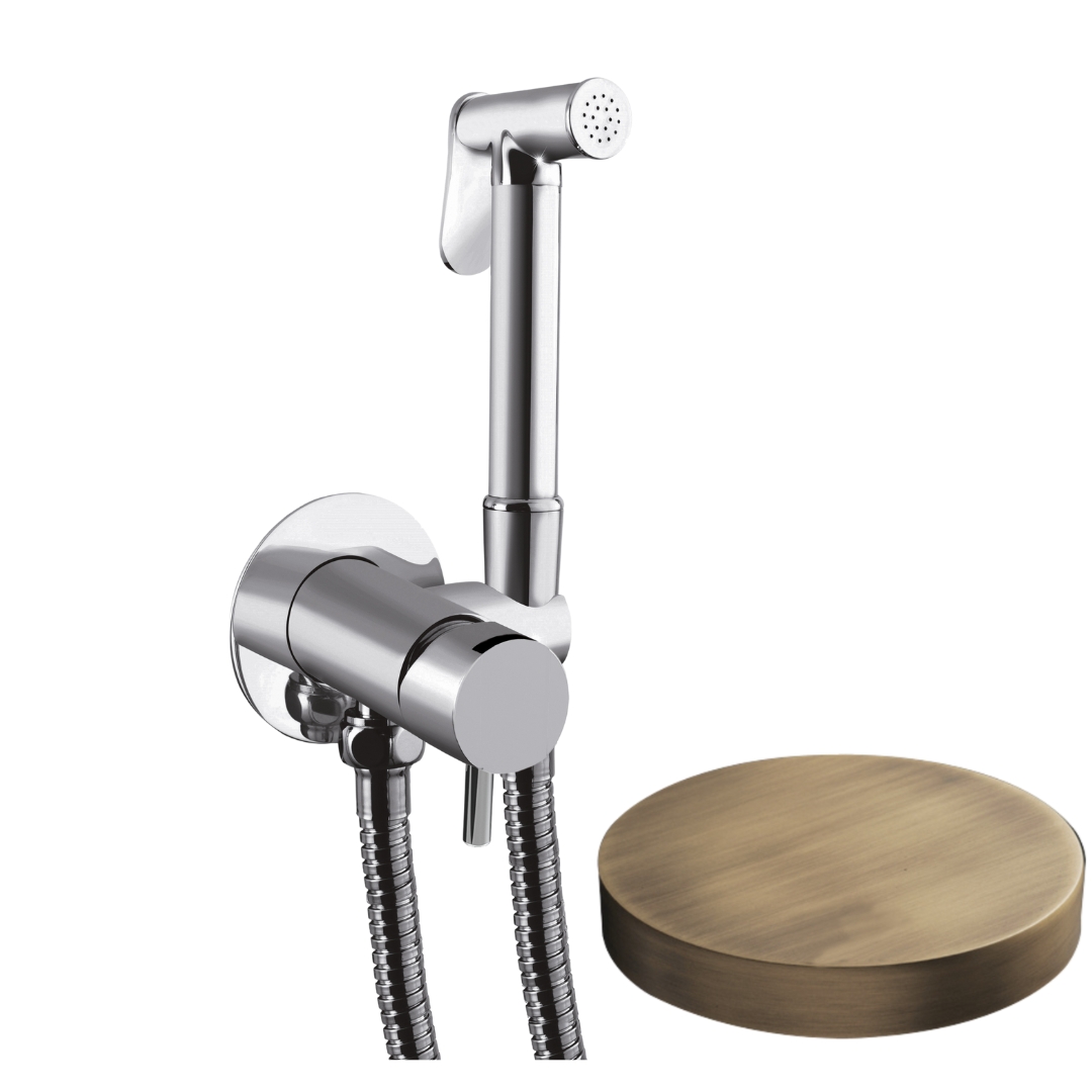 SH25/MFEPBROP Внешняя часть гигиенического душа со смесителем Giulini My Future (цвет - бронза матовая)