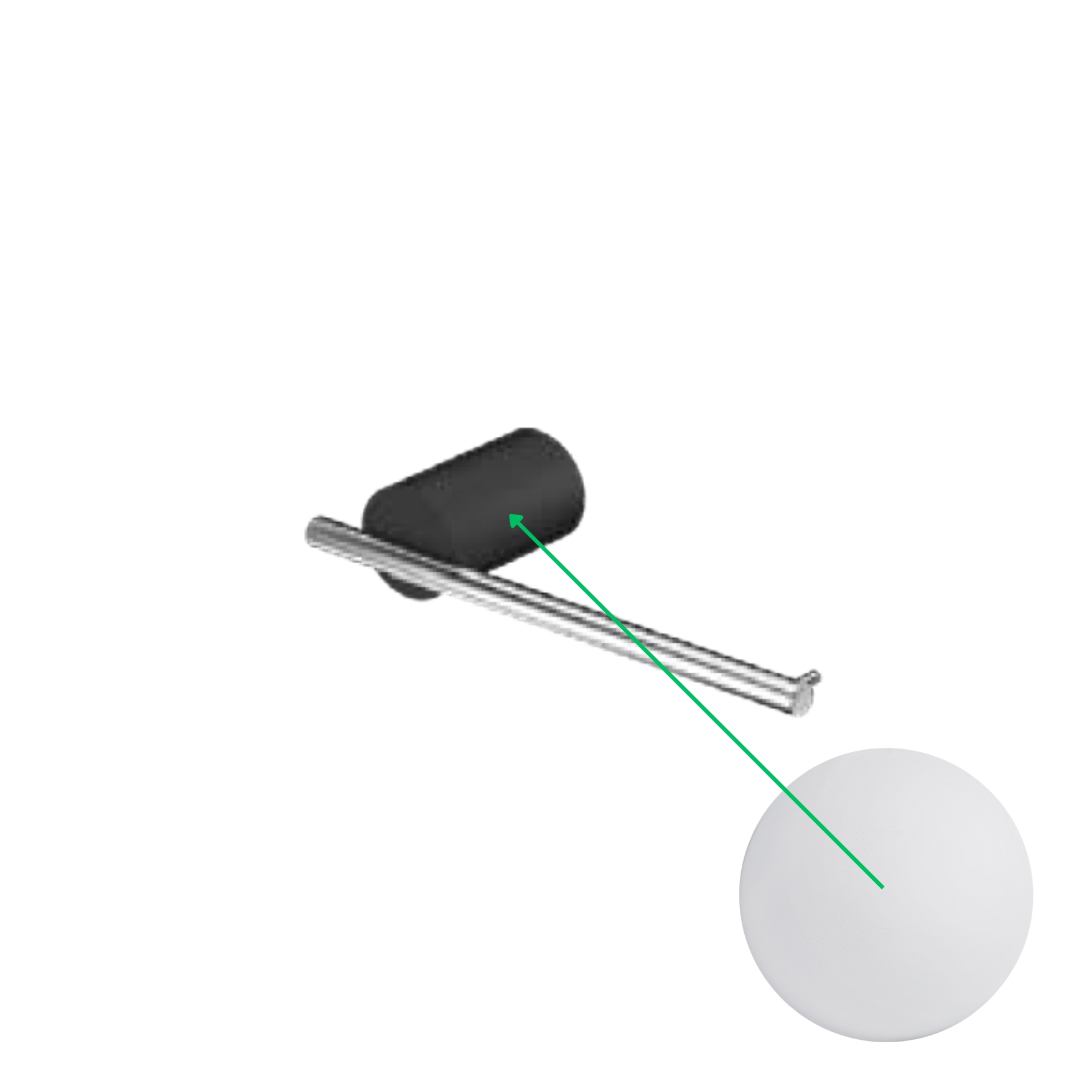 10734/BI/53 Бумагодержатель Etrusca Dinamic (цвет - хром)