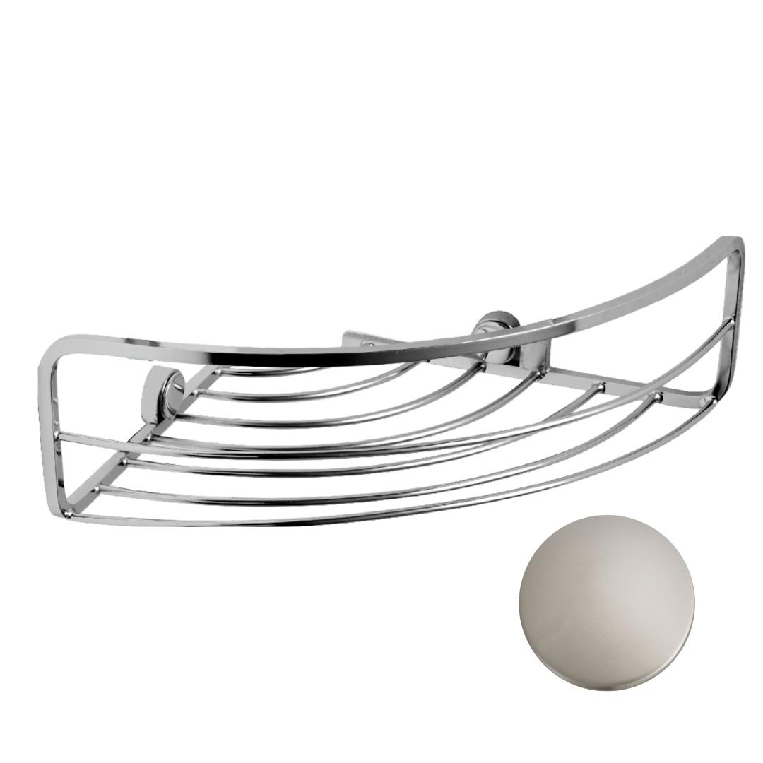 K/GR/63/1/60 Решетка угловая Etrusca Complementi, 6х11.5х6 см, (цвет - никель матовый)