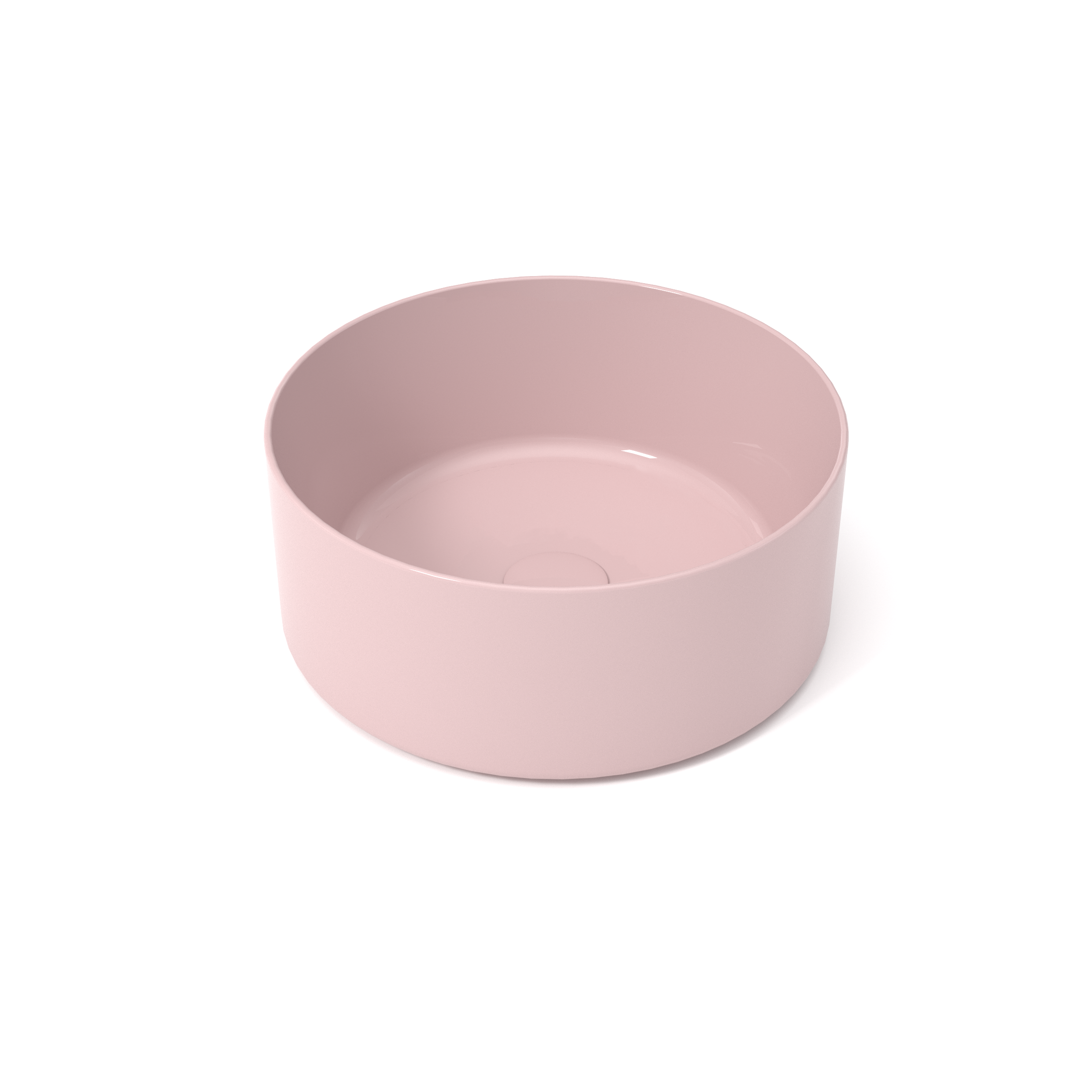 OPE42TO40009 Раковина накладная Olympia Open, 40х40х17 см (цвет - розовый глянцевый)