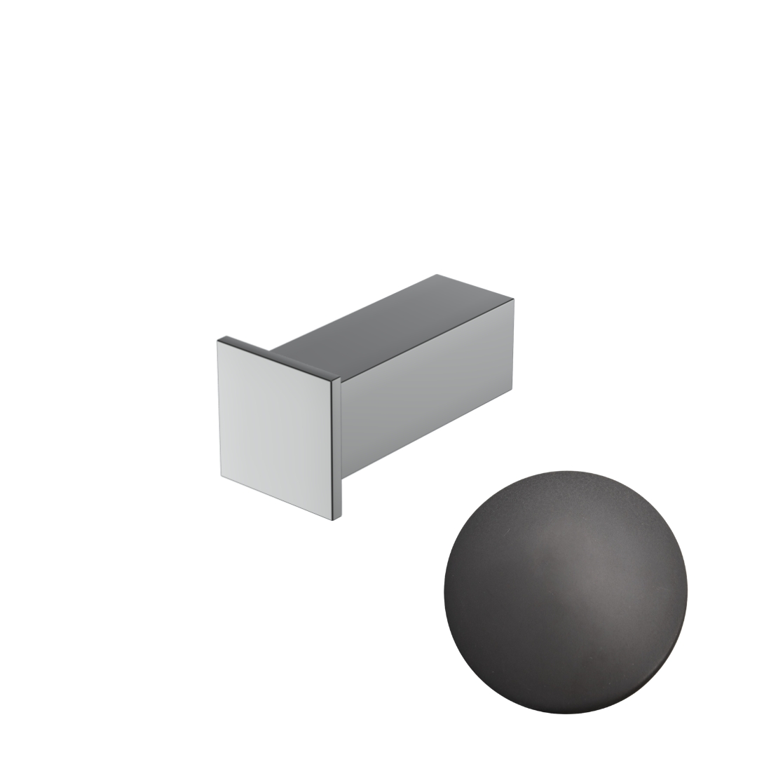 10805/30 Крючок одинарный Etrusca Metropolitan (цвет - черный матовый)