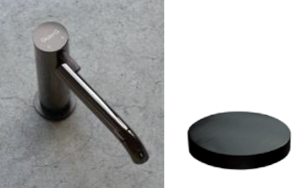 5905/SCDCRNS Смеситель для раковины однорычажный Giulini My Future Deluxe, без донного клапан ( цвет - ганметал)