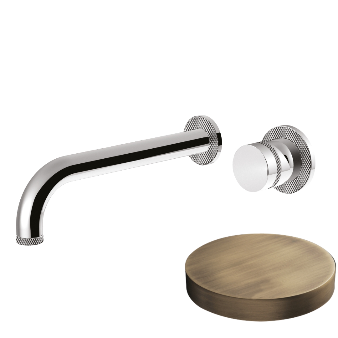 MR0025DLEPBROP Внешняя часть встраиваемого смесителя для раковины Giulini My Ring  Deluxe (цвет - бронза матовая)