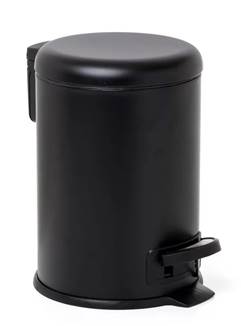 K/8870/30 Ведро напольное с крышкой Etrusca Complementi (цвет-черный матовый)