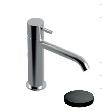 5905/SCCRNS Смеситель для раковины однорычажный Giulini My Future,без донного клапана (цвет - ганметал)