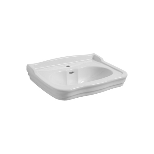 IMP4371101 Раковина Olympia Impero Style 70x58 см, с одним отверстием под смеситель (цвет - белый глянцевый)