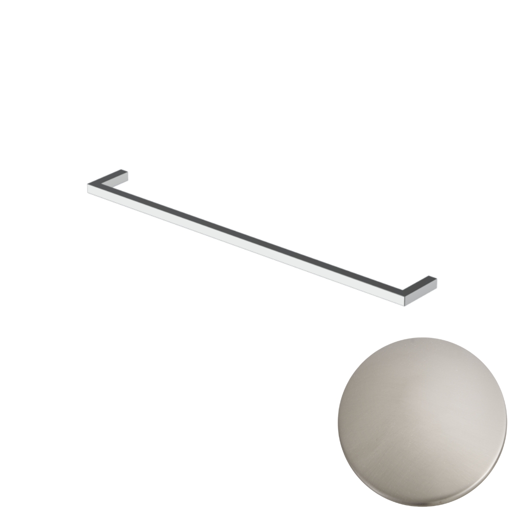 10809/60 Полотенцедержатель Etrusca Metropolitan 56 см (цвет - никель матовый)