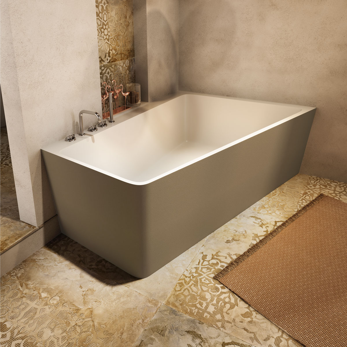 VSDA178130SX Ванна угловая Forma Aquae Dafne 178 x 130 см, левая (цвет - белый глянцевый)