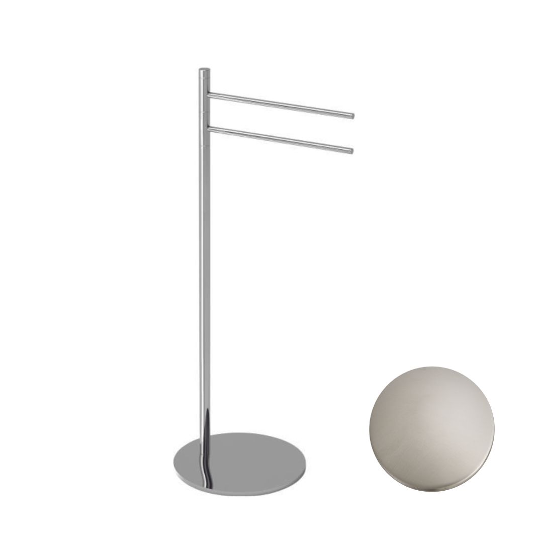 P1014/60 Стойка напольная Etrusca Piantane, 34х76х25 см (цвет - никель матовый)