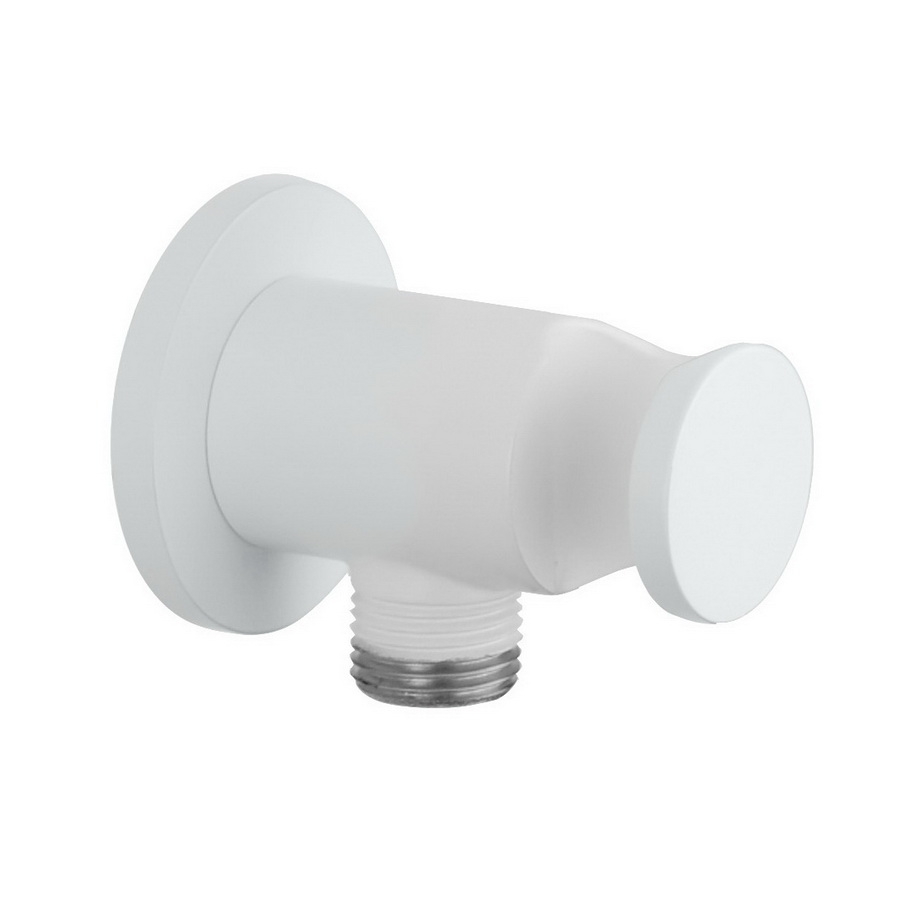 1559/MBO Настенный держатель для душа Giulini с забором воды (цвет - белый матовый)