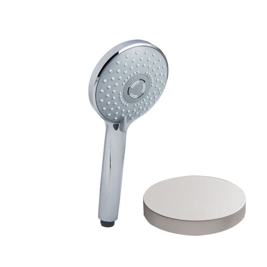 1780BO Лейка ручного душа Giulini с защитой от известняка, 3 режима струи (цвет - белый матовый)