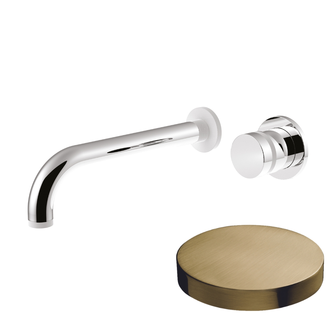 MR0025OSP Смеситель встраиваемый для раковины Giulini  My Ring, без донного клапана (цвет - золото брашированное)