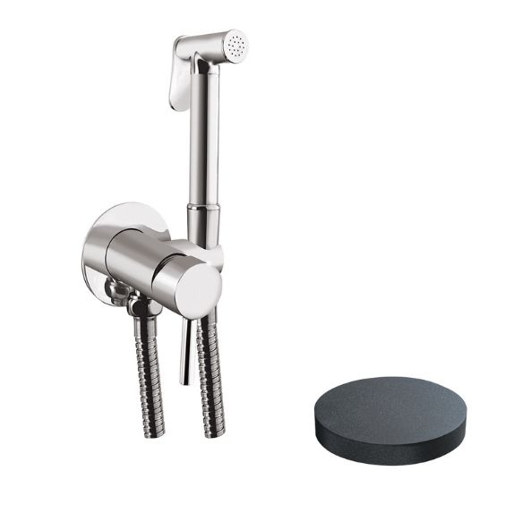 SH23EPGF Внешняя часть гигиенического душа Giulini со смесителем (цвет - графит)