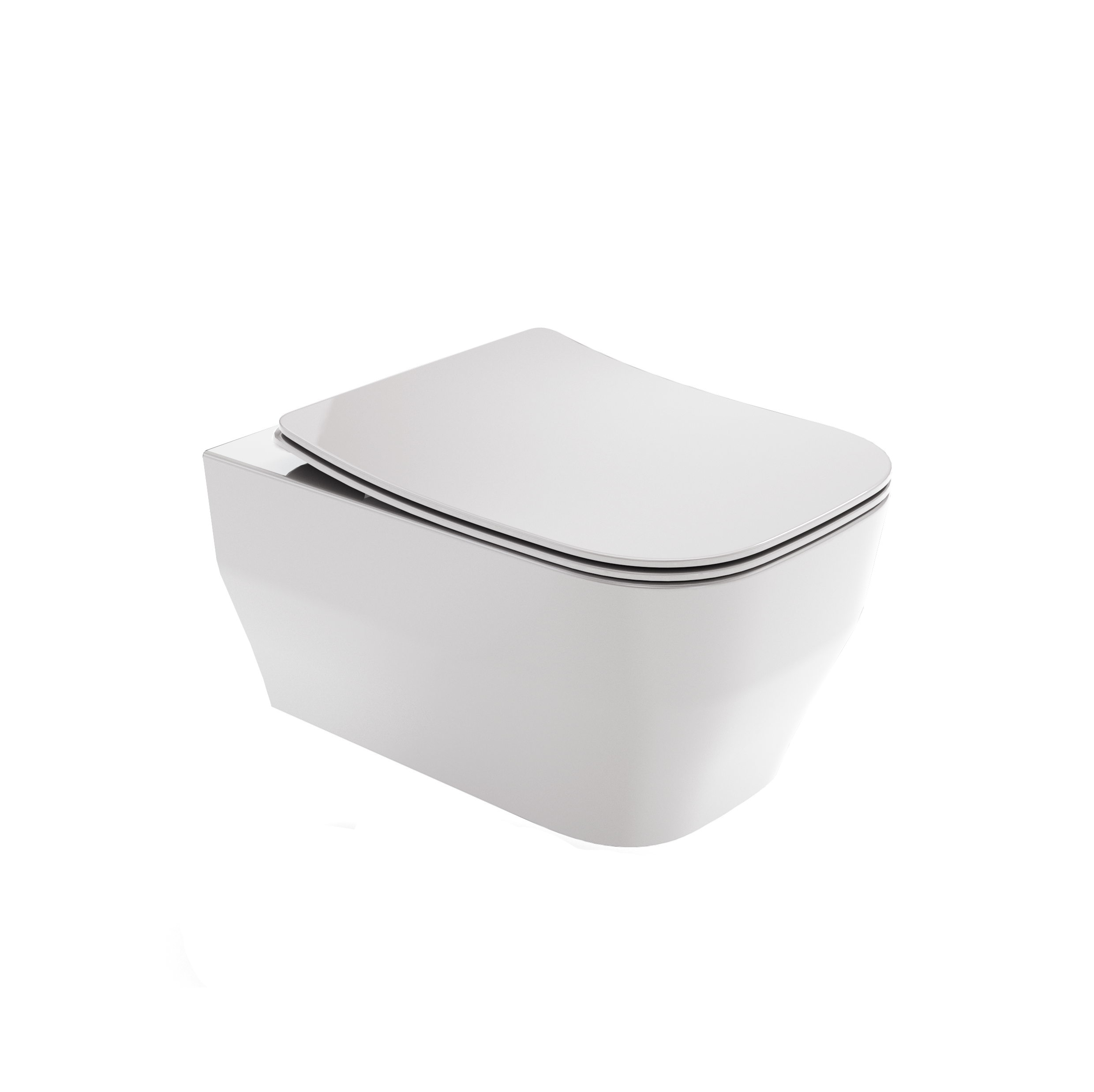 SYN1202R01 Унитаз подвесной безободковый Olympia Synthesis Eco с креплениями (цвет - белый глянцевый)