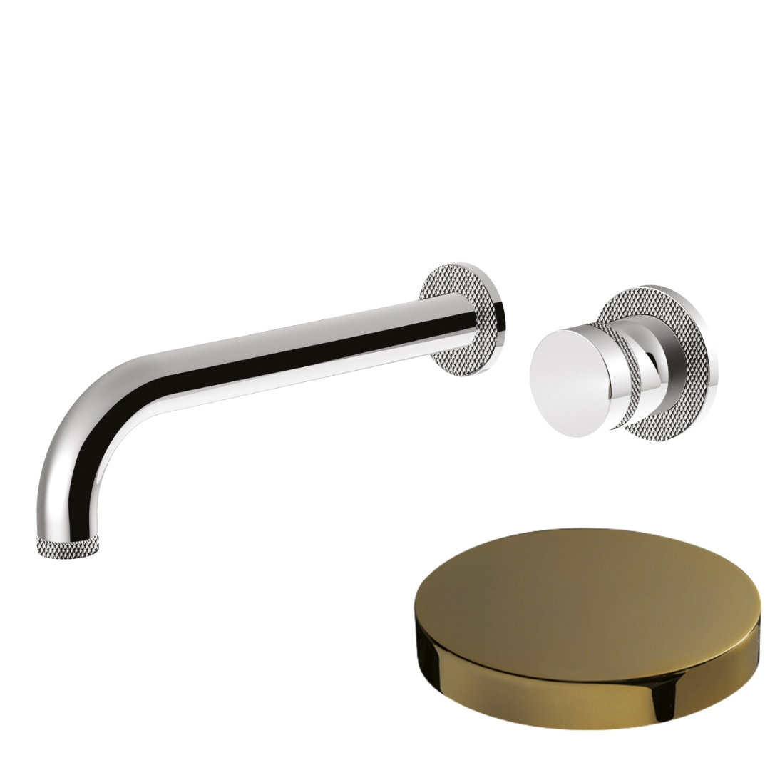 MR0025DLO Смеситель встраиваемый для раковины Giulini  My Ring Deluxe, без донного клапана (цвет - золото)