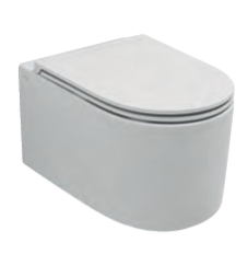 MON1202V11 Унитаз подвесной Olympia Monolith, система смыва скрытый торнадо, с креплениями (цвет белый матовый)