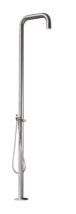 1640MINL Напольная душевая колонна Giulini , без смесителя (цвет - нержавеющая сталь)
