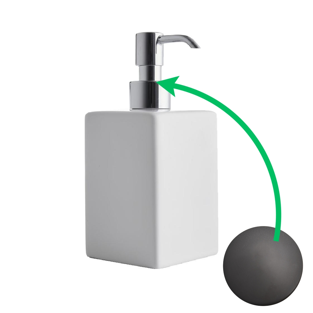 K/503/30/CER Диспенсер Etrusca Complementi керамика (цвет - черный матовый)