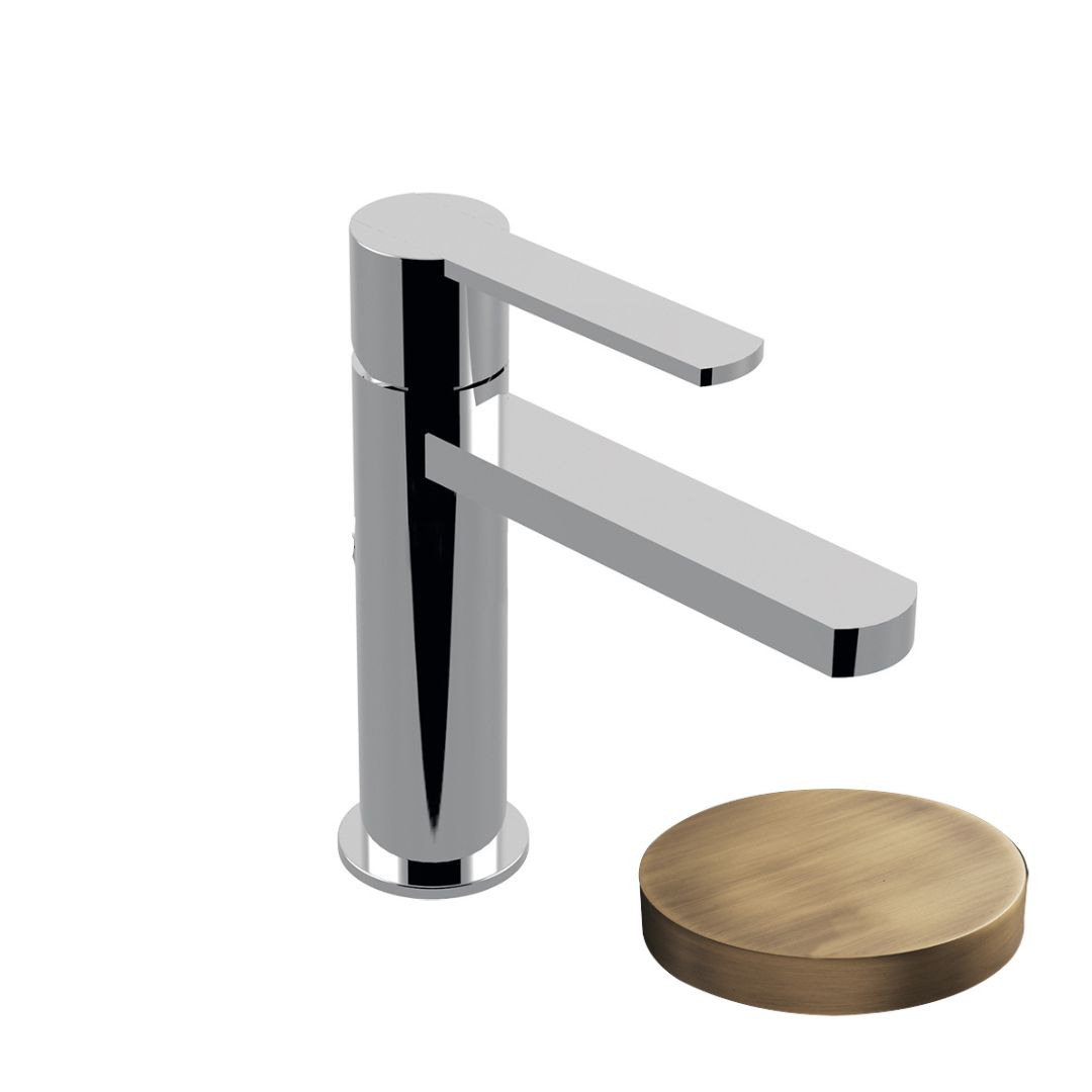 5805/SCBROP Смеситель для раковины Giulini Surf, без донного клапана (цвет - бронза матовая)