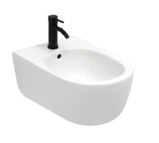 TOR220101 Биде подвесное Olympia Tornado с 1 отв (цвет - белый глянцевый)