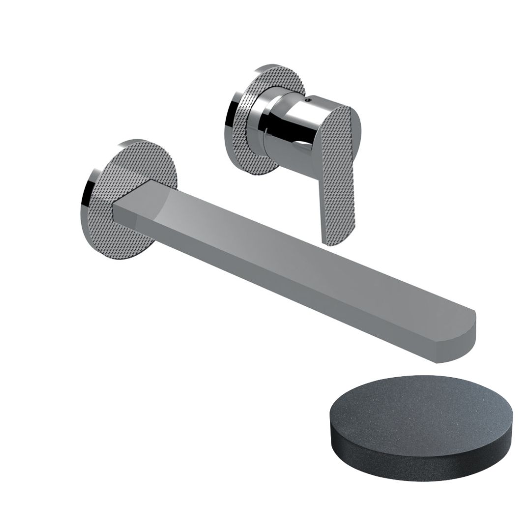 5820DLGF Смеситель для раковины встраиваемый однорычажный Giulini Surf Deluxe, без донного клапан (цвет - графит)