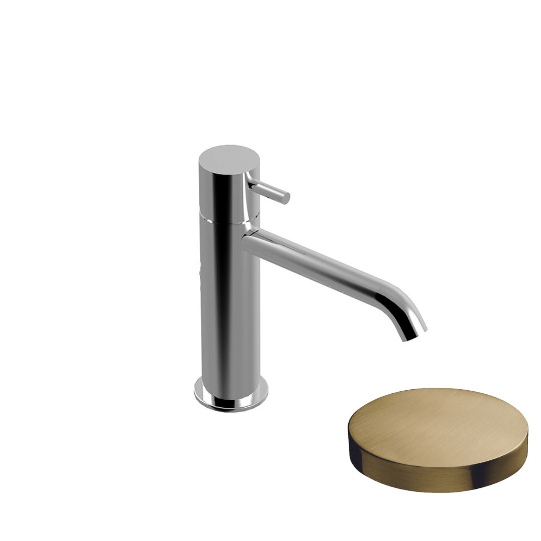 5905/SCOSP Смеситель для раковины однорычажный Giulini My Future, без донного клапана (цвет - золото брашированное)