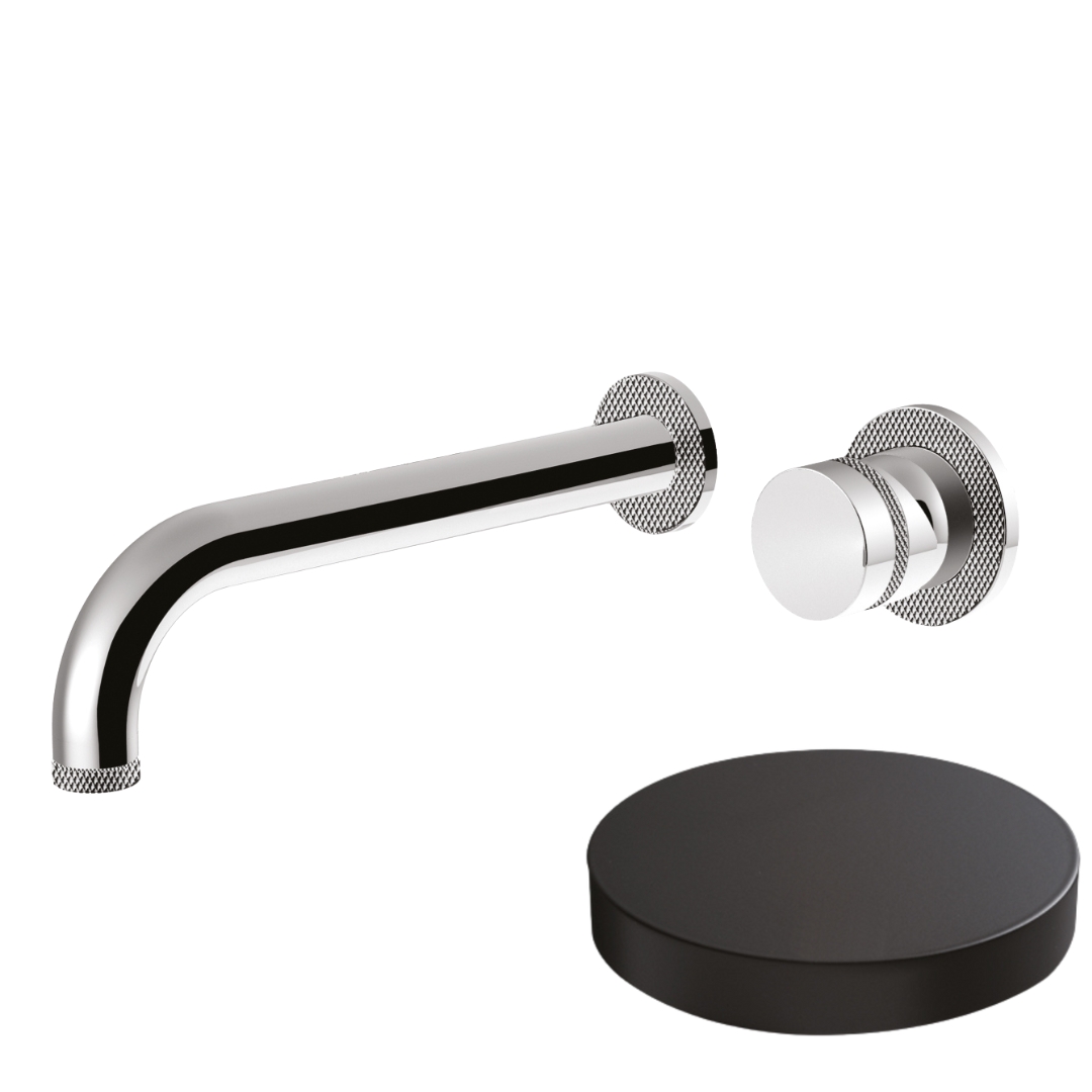 MR0025DLNO Смеситель встраиваемый для раковины Giulini  My Ring Deluxe, без донного клапана (цвет - черный матовый)