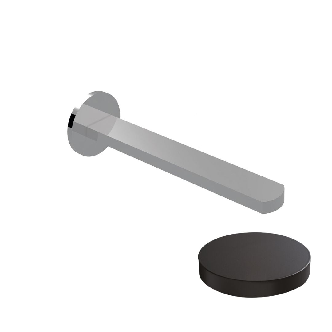 5080-20NO Излив Giulini Surf, 200 мм (цвет - черный матовый)