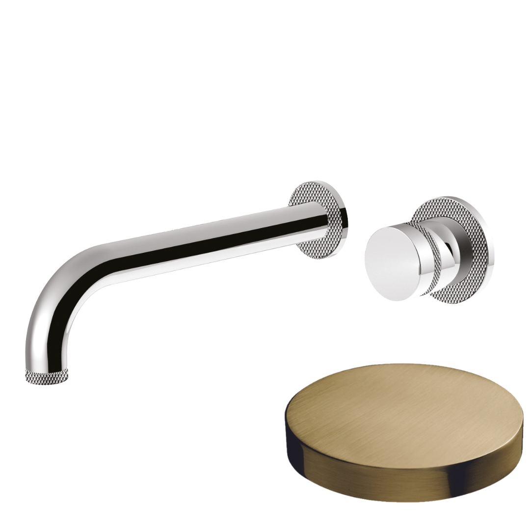 MR0025DLOSP Смеситель встраиваемый для раковины Giulini  My Ring Deluxe, без донного клапана (цвет - золото брашированное)