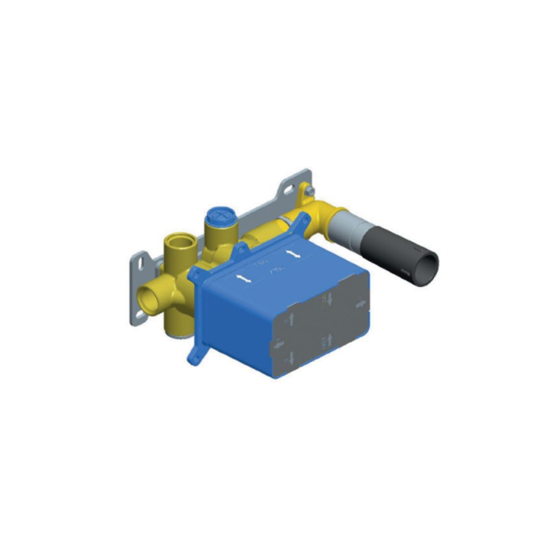 5294 Универсальная встраиваемая часть термостата для душа Giulini на 3 вывода воды моделей 8273, 8279 (цвет - универсальный)