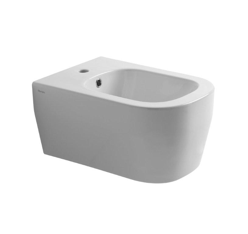 TUE220101 Биде подвесное Olympia Tutto-Evo с 1 отв (цвет - белый глянцевый)