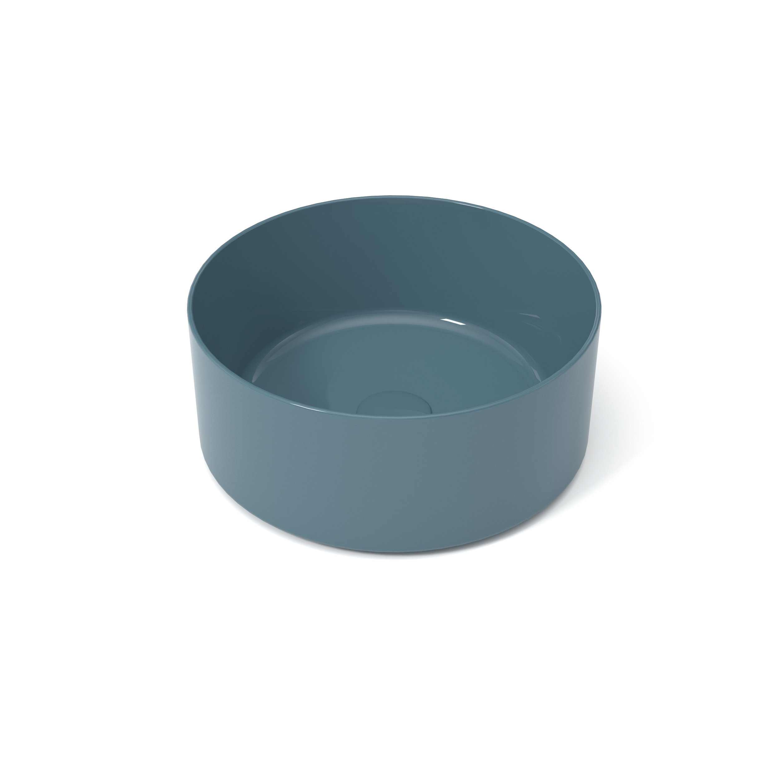 OPE42TO40008 Раковина накладная Olympia Open, 40х40х17 см (цвет - нефть глянцевый)