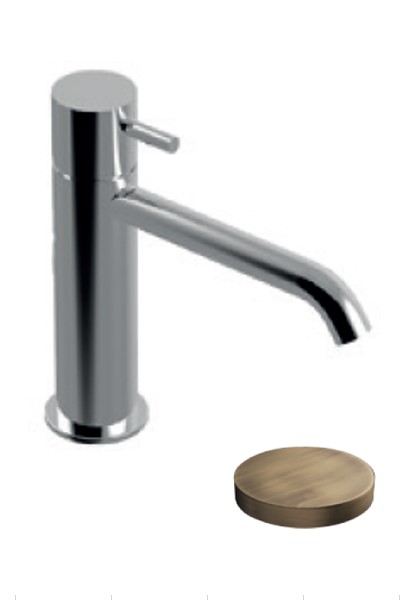 5905/SCBROP Смеситель для раковины однорычажный Giulini My Future,без донного клапана (цвет - матовая бронза)