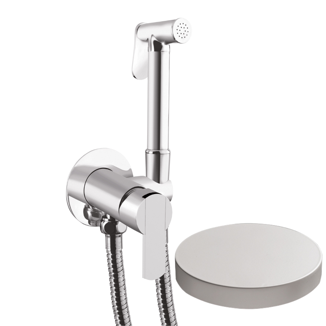 SH25/SEPBO Внешняя часть гигиенического душа Giulini Surf со смесителем (цвет - белый матовый)