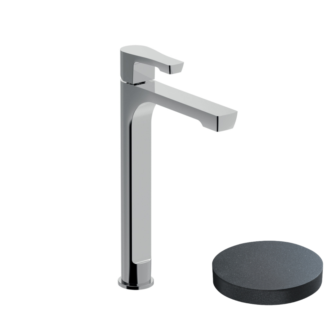 5739/SCGF Высокий однорычажный смеситель для раковины Giulini Ego, без донного клапана (цвет - графит)