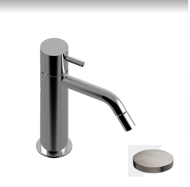 5907/SCDNKO Смеситель для биде Giulini My Future Deluxe, высокий излив, без донного клапана (цвет - матовый никель)