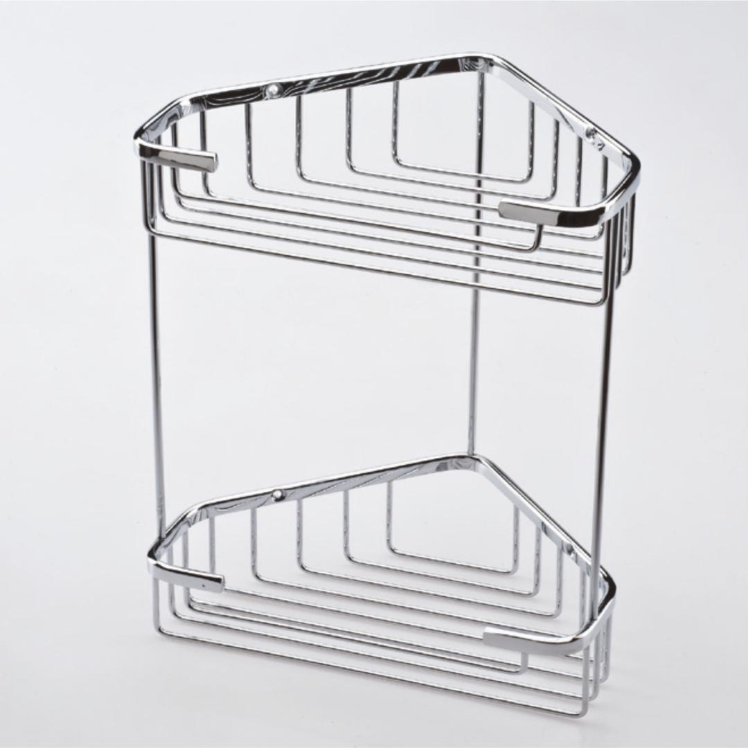 K/GR/A2/53 Решетка 2-уровневая Etrusca Complementi, 17.5х26.5х17.6 см (цвет - хром)