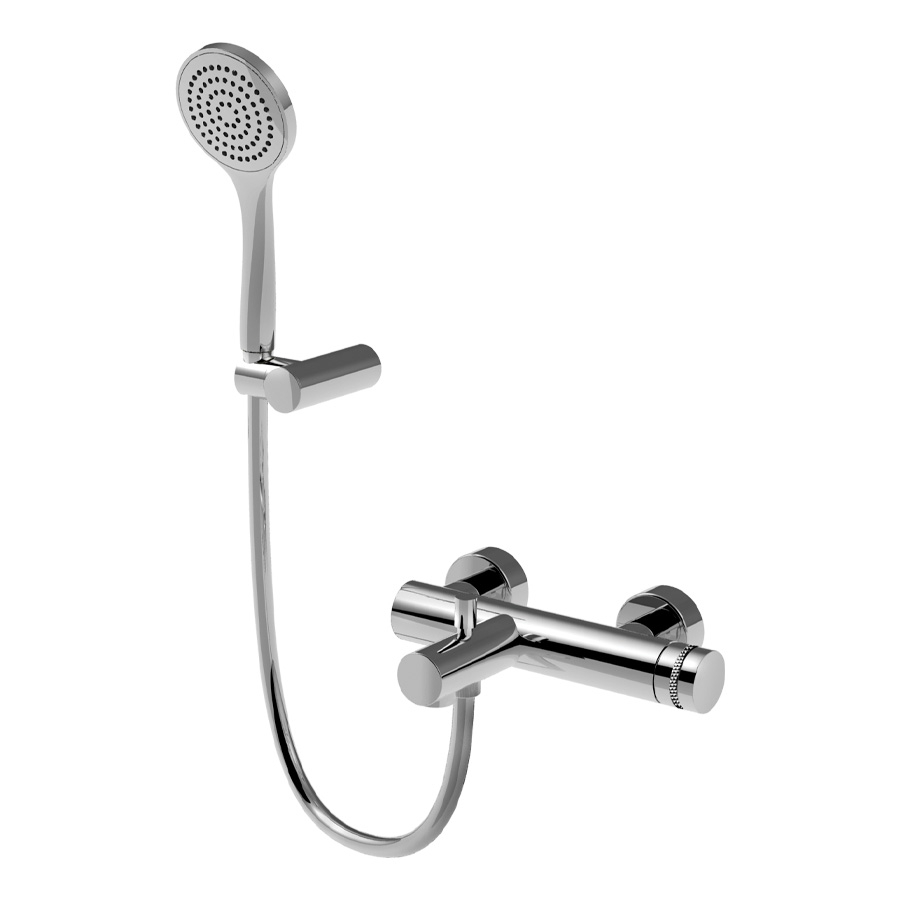 MR0001DL Смеситель для ванны Giulini My Ring Deluxe, излив, ручной душ с держателем (цвет - хром)