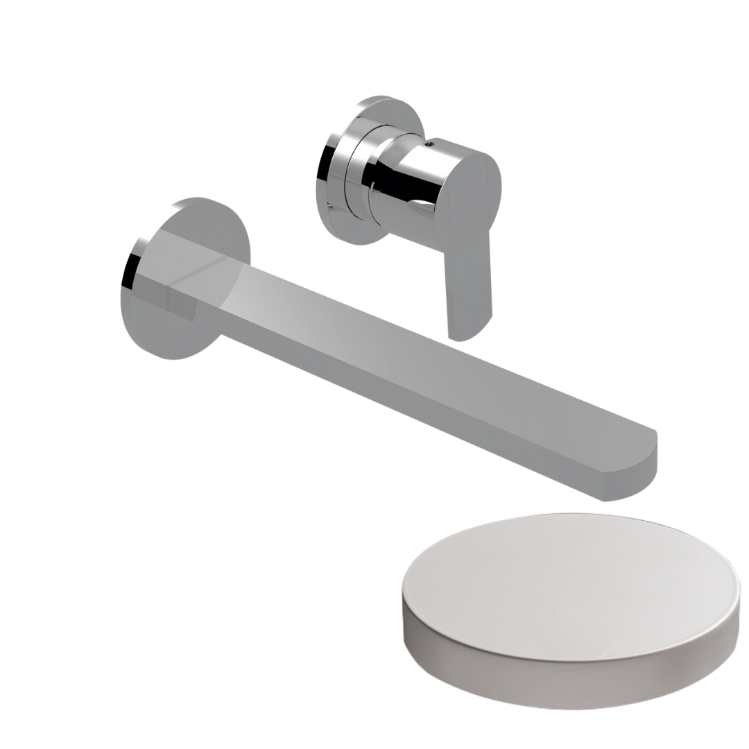 5825-20EPBO Внешняя часть смесителя для раковины встраиваемого Giulini Surf, излив 20 см, без донного клапана (цвет - белый матовый)