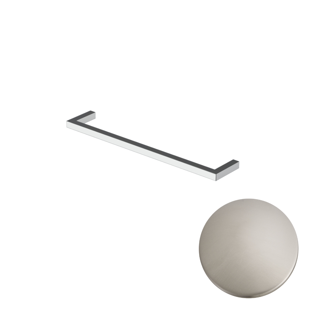 10808/60 Полотенцедержатель Etrusca Metropolitan 37 см (цвет - никель матовый)