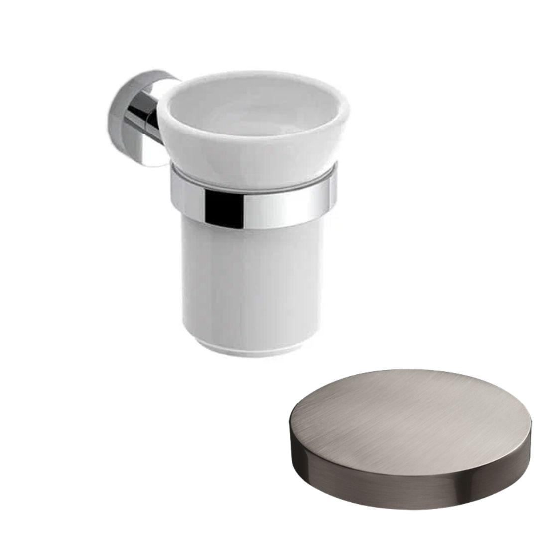 RG0806ANKO Стакан подвесной Moderna Giulini (цвет - матовый никель)