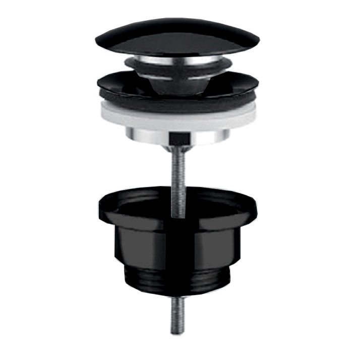 5105LNO Донный клапан Giulini Up&Down 1”1/4 (цвет- черный матовый)