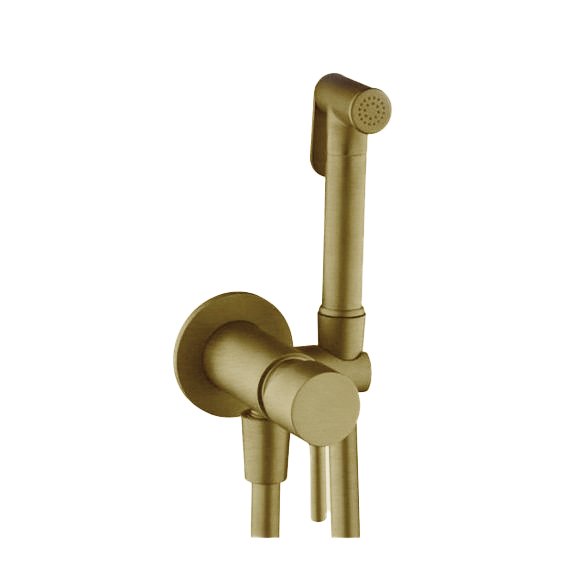 SH25OSP Гигиенический душ Giulini со смесителем (цвет - золото брашированное)