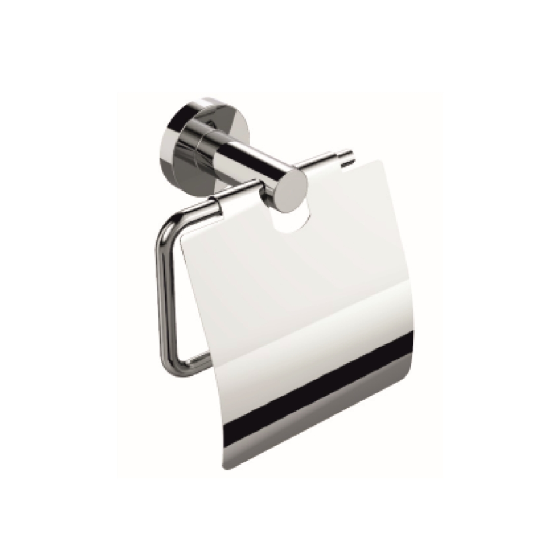 10534/C/53 Бумагодержатель  Etrusca Sirio с крышкой (цвет - хром)
