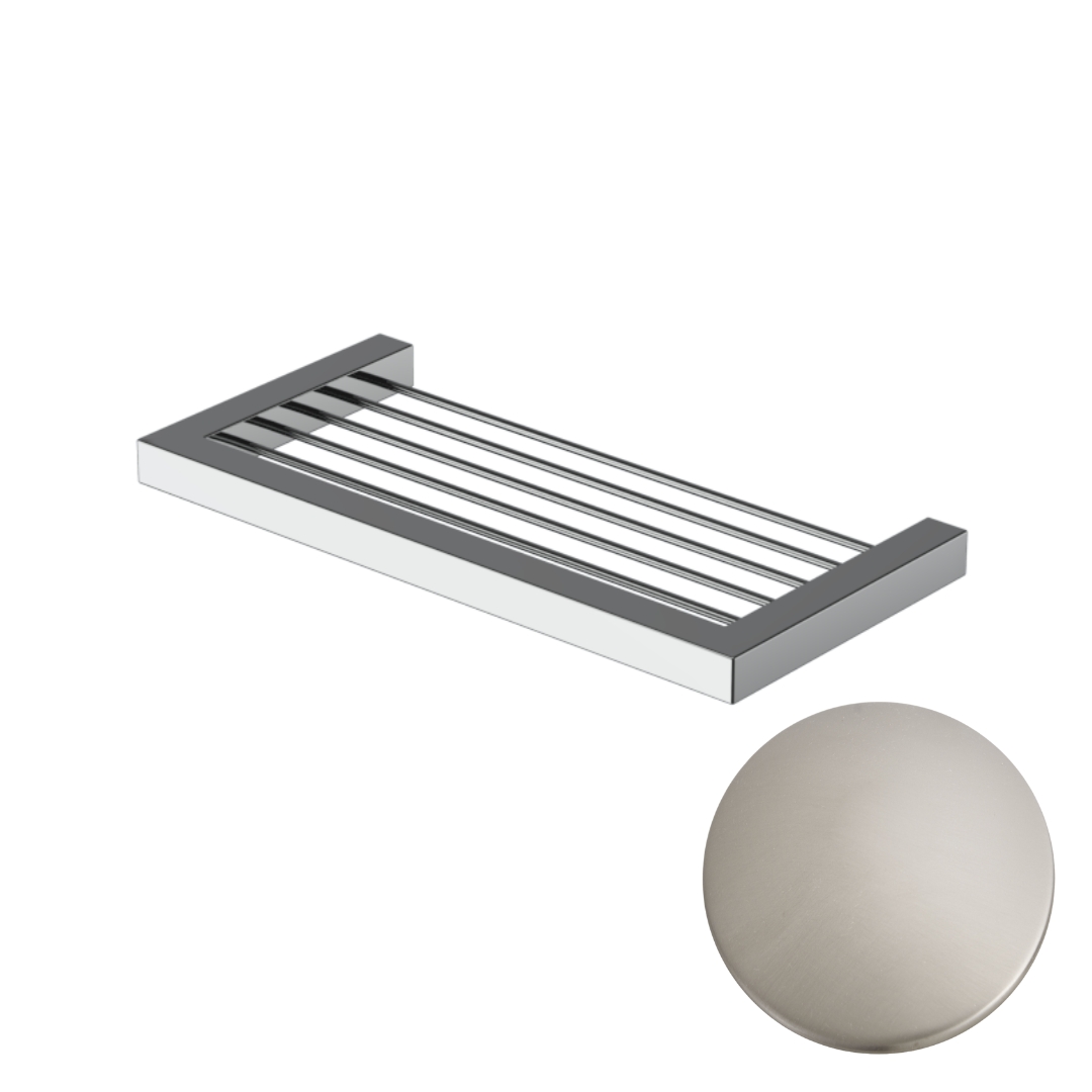 10813/60 Полка Etrusca Metropolitan 22х1.4х10.5 см (цвет - никель матовый)