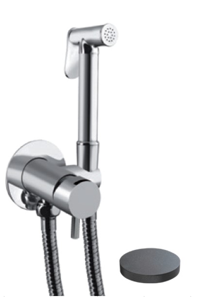 SH23/MFEPGF Внешняя часть гигиенического душа со смесителем Giulini My Future (цвет - графит)