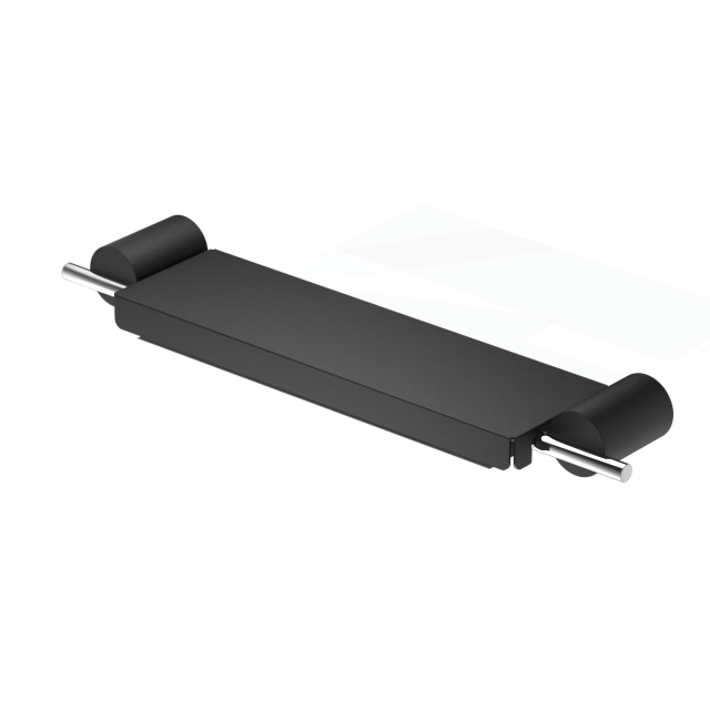 10742/NE/53 Полочка Etrusca Dinamic ( цвет - хром, черный матовый)